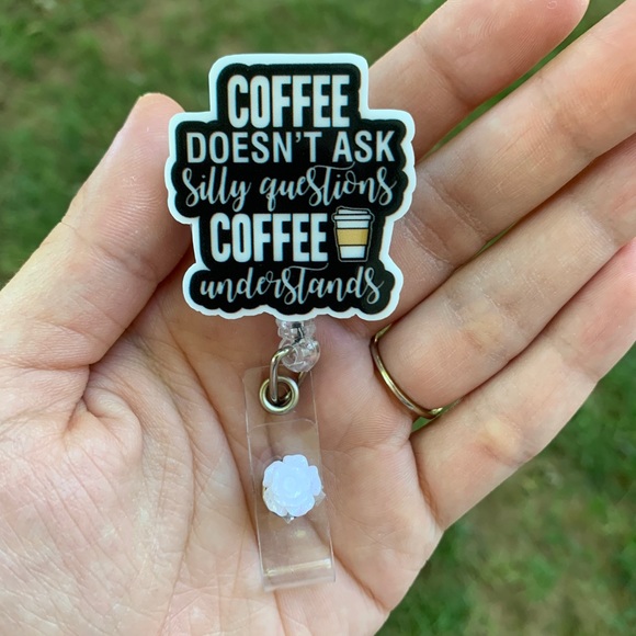 Coffee ☕️ Badge Holder - Picture 2 of 6